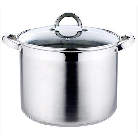 Blaumann Gourmet line BL-1009 rozsdamentes indukcios faz�k �vegfed�vel 22 cm-es